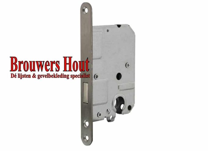 Binnendeur cilinderkastslot DM50 RVS LS/RS model 1258/2 zonder sluitplaat