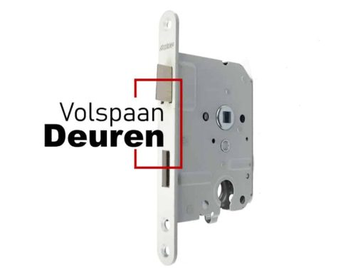 Binnendeur cilinderslot DM50 PC55 wit gelakt LS/RS model 1269/4