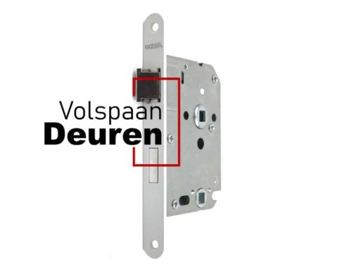Binnendeur vrij/bezetslot DM50 63/8 wit gelakt LS/RS model 1264/4