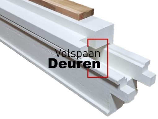 Hardhouten binnendeurkozijn stomp FSC 56x115mm sponning 25mm