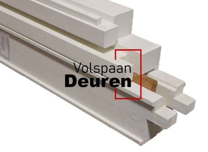 Hardhouten binnendeurkozijn stomp FSC 56x90mm met bovenlicht