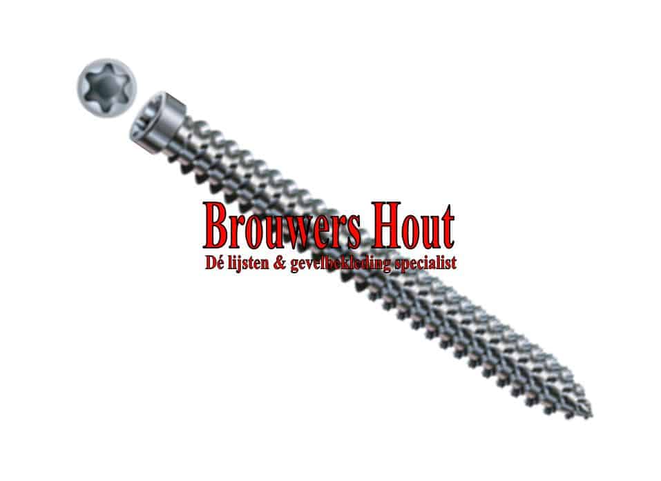Kozijnschroef afm. 7.5x150mm T30 (zonder kop)