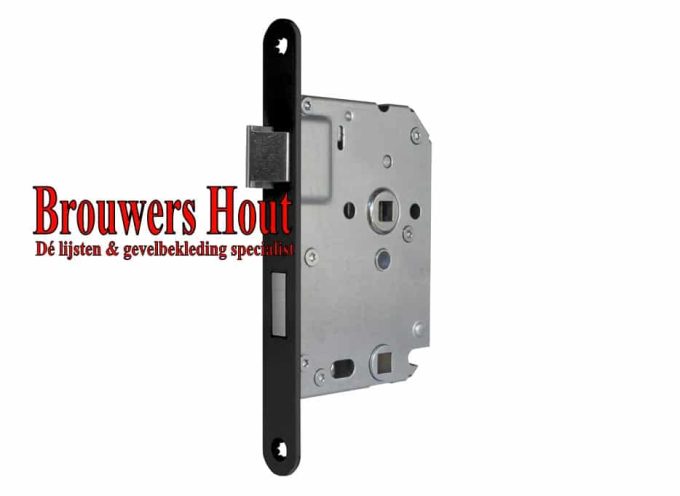 Binnendeur vrij/bezetslot DM50 63/8 zwart gelakt LS/RS model 1264/4 zonder sluitplaat