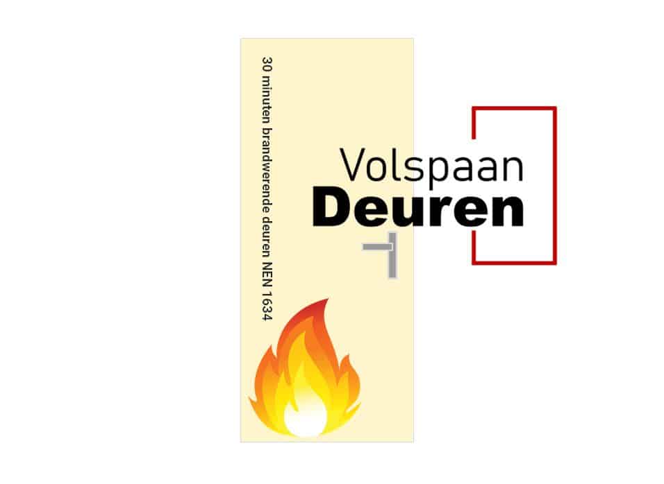 Brandwerende deur 30 minuten hoogte 2015mm